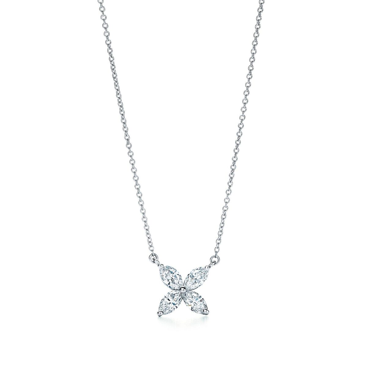 Marquise Flower Necklace
